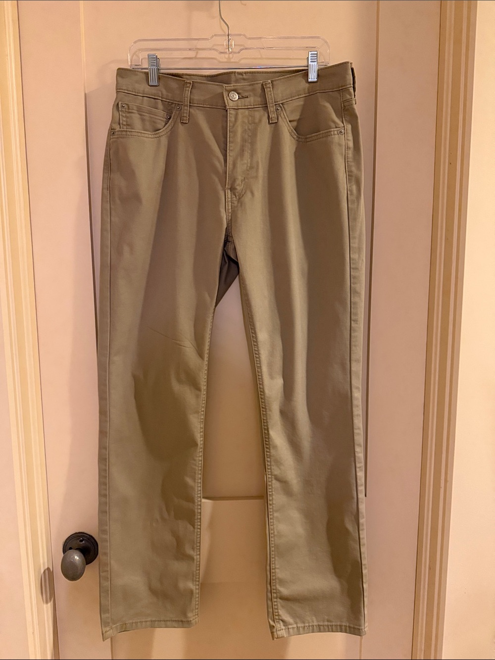 Men's Levi 541 Classic Straight Fit Khaki Jeans 32 x 32
